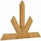 Ekena Millwork Saratoga Rough Sawn Timber Gable Bracket, Western Red Cedar, 60"W x 40"H x 2"D x 6"F, 16/12 Pitch GBW060X40X0206SAR00RWR - alternate 2
